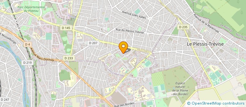 localisation de l'entreprise ASS SPORTIVE OUTRE MER DU BOIS L ABBE à CHAMPIGNY-SUR-MARNE