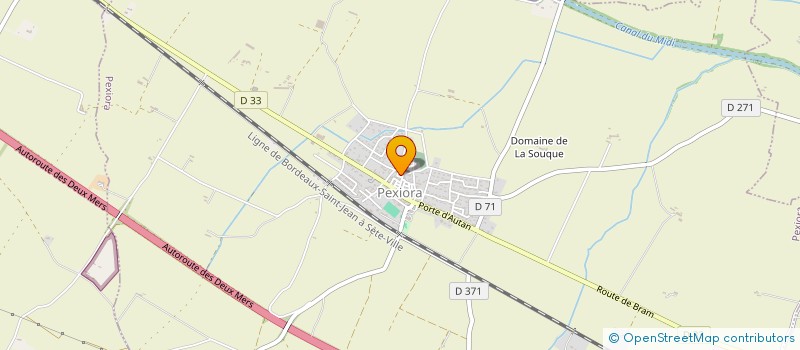localisation de l'entreprise ASS SPORTIVE PEXIORANAISE  PEXIORA