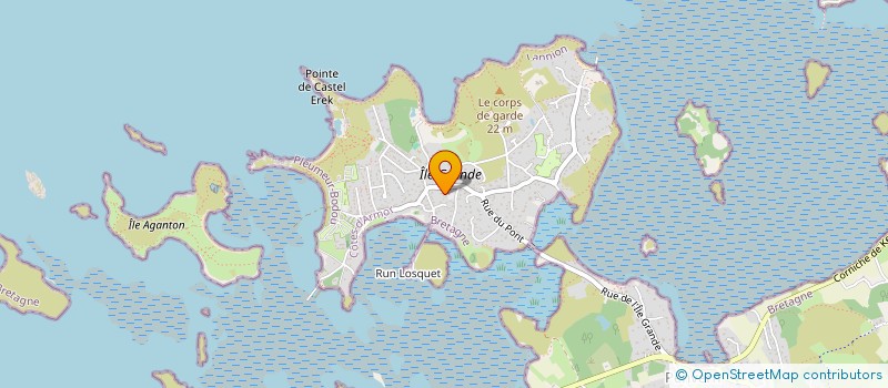 localisation de l'entreprise ASS SPORTIVE PLEUMEUROISE  PLEUMEUR-BODOU