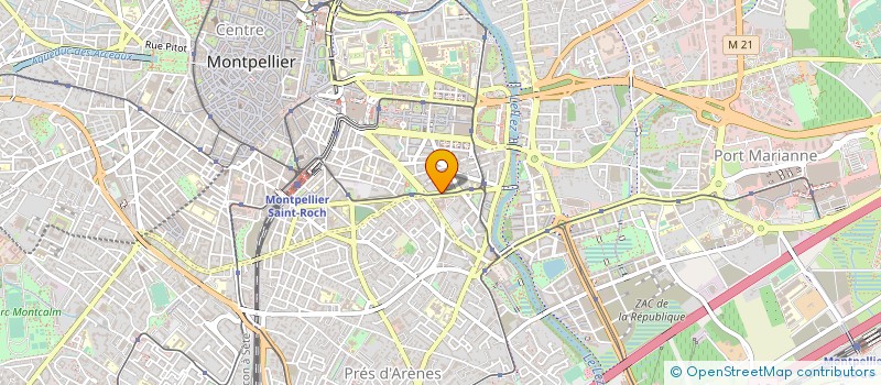 localisation de l'entreprise ASS SPORTIVE POLICE MONTPELLIER HERAULT à MONTPELLIER