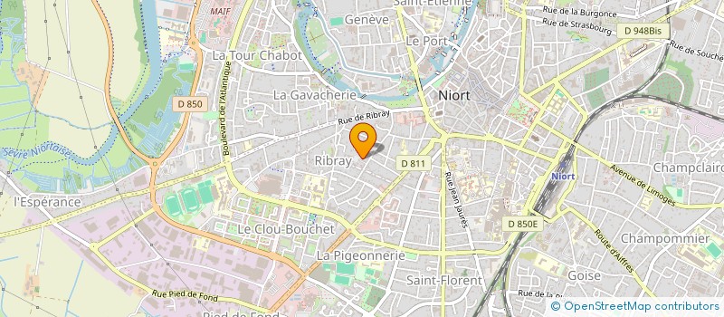 localisation de l'entreprise ASS SPORTIVE PORTUGAISE DE NIORT  NIORT