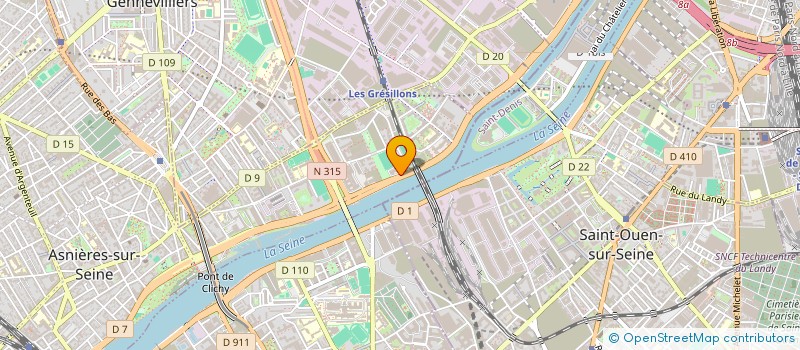 localisation de l'entreprise ASS SPORTIVE PROCTER ET GAMBLE  ASNIERES-SUR-SEINE