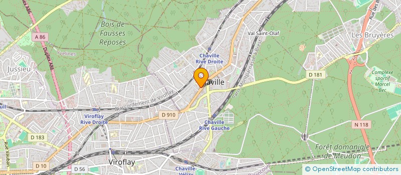 localisation de l'entreprise ASS SPORTIVE SAINT THOMAS DE VILLENEUVE à CHAVILLE