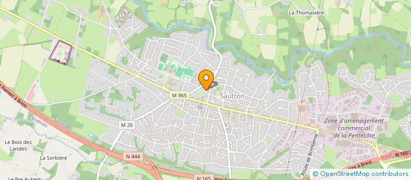 localisation de l'entreprise ASS SPORTIVE SAUTRONNAISE à SAUTRON