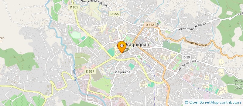 localisation de l'entreprise ASS  SPORTIVE SCOLAIRE BROSSOLETTE  DRAGUIGNAN