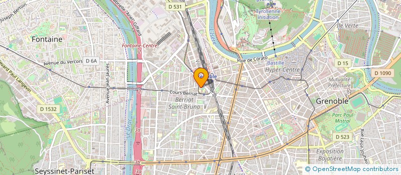localisation de l'entreprise ASS SPORTIVE SCOLAIRE DE ECOLE ANTHOARD  GRENOBLE