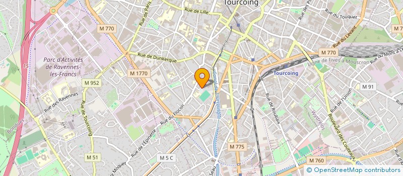 localisation de l'entreprise ASS SPORTIVE SCOLAIRE DE TOURCOING  TOURCOING