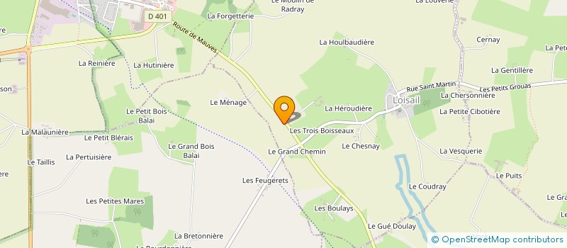 localisation de l'entreprise ASS SPORTIVE SCOLAIRE ECOLE DE LOISAIL à LOISAIL