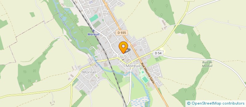 localisation de l'entreprise ASS SPORTIVE SCOLAIRE ECOLE MATERNELLE PABLO  MOREUIL