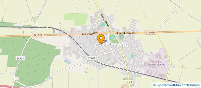 localisation de l'entreprise ASS SPORTIVE SCOLAIRE USEP DE GROUPE B à VILLERS-BRETONNEUX