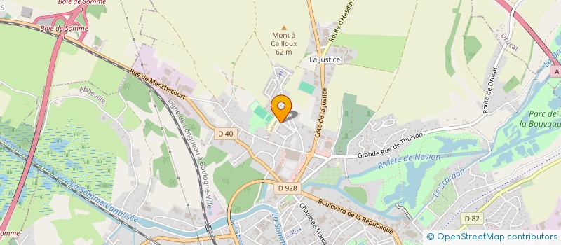 localisation de l'entreprise ASS SPORTIVE SCOLAIRE USEP ECOLE MATERNELLE THUISON à ABBEVILLE
