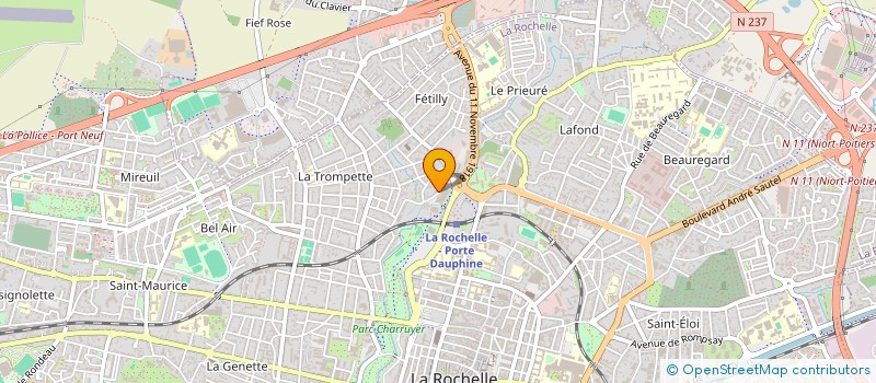 localisation de l'entreprise ASS SPORTIVE SECURITE ET SAUVETAGE  LA ROCHELLE