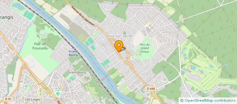 localisation de l'entreprise ASS SPORTIVE SOISY SUR SEINE à SOISY-SUR-SEINE
