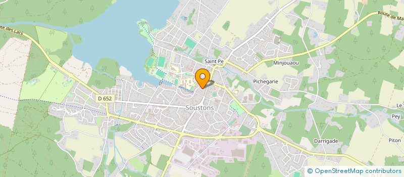 localisation de l'entreprise ASS SPORTIVE SOUSTONNAISE à SOUSTONS