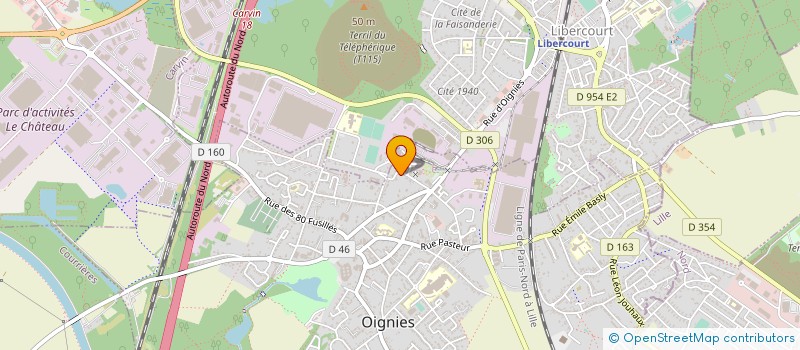 localisation de l'entreprise ASS SPORTIVE STE BARBE à OIGNIES