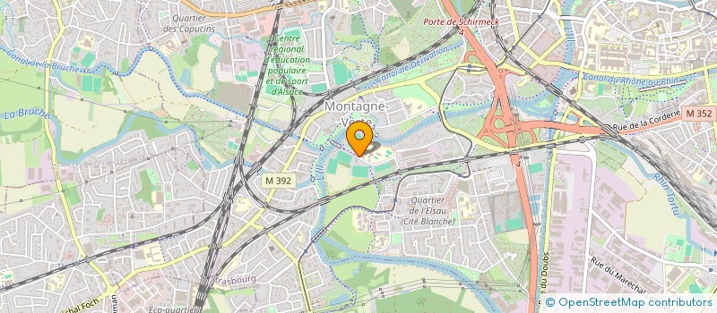localisation de l'entreprise ASS SPORTIVE STRASBOURG-ELSAU PORTUGAIS  STRASBOURG