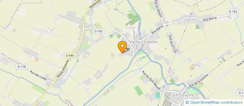 localisation de l'entreprise ASS SPORTIVE TENNIS TABLE BETHUN BEUVRY  LA COUTURE