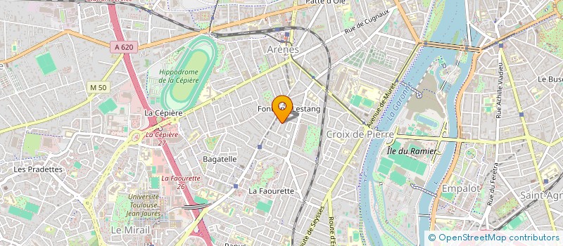 localisation de l'entreprise ASS SPORTIVE TOULOUSE MIRAIL BADMINTON à TOULOUSE