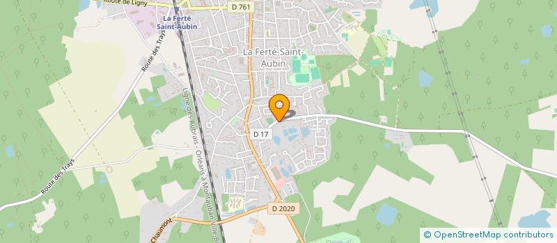 localisation de l'entreprise ASS SPORTIVE TOUT TERRAIN SOLOGNE à LA FERTE-SAINT-AUBIN