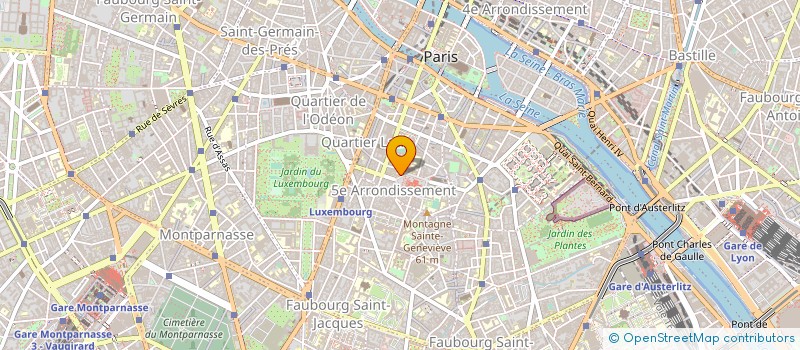 localisation de l'entreprise ASS SPORTIVE UNIVERSITE PARIS II à PARIS