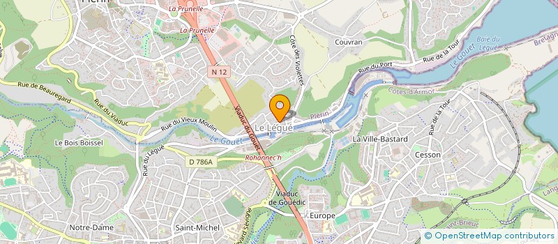 localisation de l'entreprise ASS SPORTIVE USCP DU LEGUE PLERIN à PLERIN