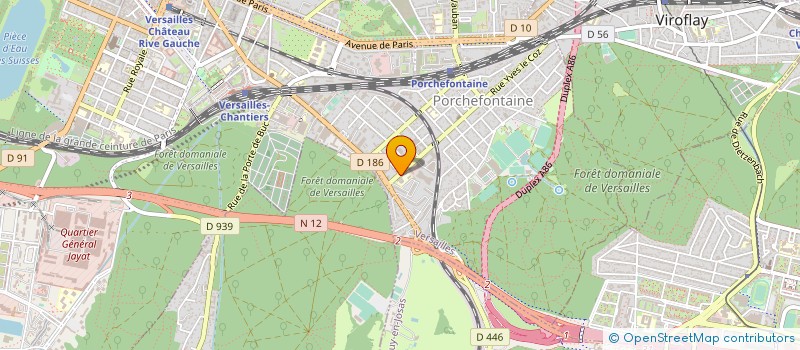 localisation de l'entreprise ASS SPORTIVE USEP YVES LE COZ à VERSAILLES