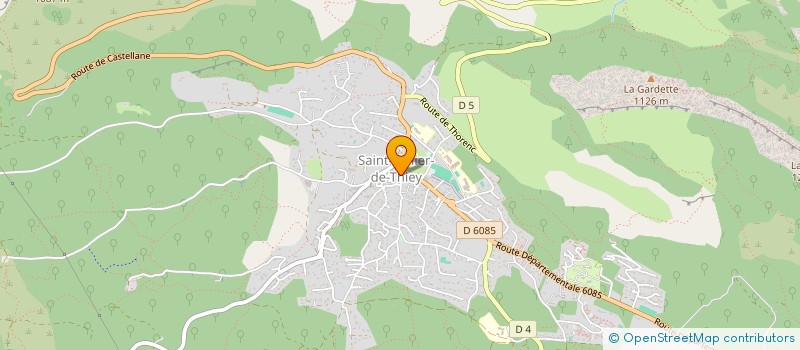 localisation de l'entreprise ASS SPORTIVE VALLEROISE  SAINT-VALLIER-DE-THIEY