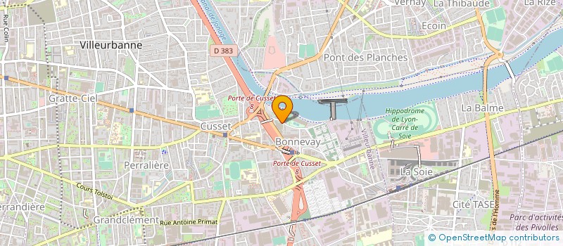 localisation de l'entreprise ASS SPORTIVE VILLEURB EST LYON BASKET à VILLEURBANNE