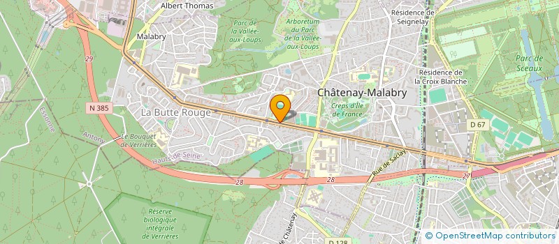 localisation de l'entreprise ASS SPORTIVE VOLTAIRE CHATENAY MALABRY à CHATENAY-MALABRY
