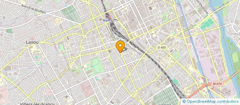 localisation de l'entreprise ASS SPORTIVE VOYAGES VACANCES CULTURE  NANCY