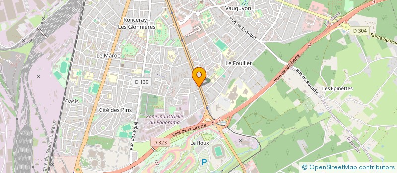 localisation de l'entreprise ASS SPORTIVE WESTINGHOUSE à LE MANS