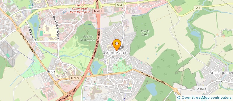 localisation de l'entreprise ASS SPORTIVES LES MONTGOLFIERES  METZ