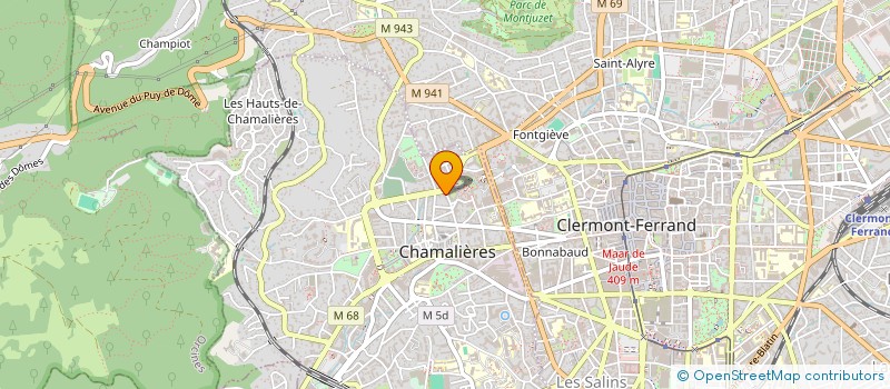 localisation de l'entreprise ASS SPORTS DETENTE CHAMALIERES  CHAMALIERES