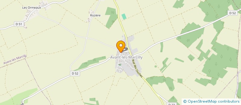 localisation de l'entreprise ASS SPORTS ET LOISIRS AVANT LES MARCILLY  AVANT-LES-MARCILLY