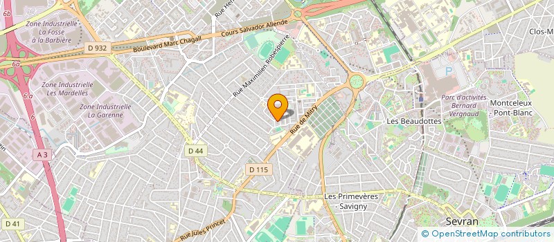localisation de l'entreprise ASS SPORTS ET LOISIRS SECTION BOXE à AULNAY-SOUS-BOIS