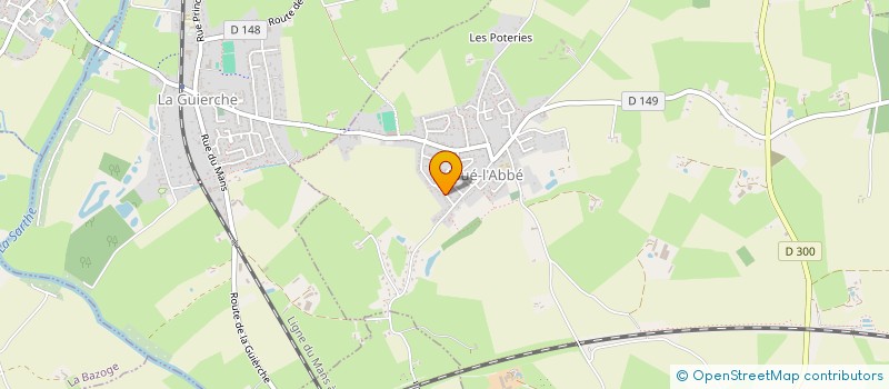 localisation de l'entreprise ASS SPORTS ET LOISIRS SECTION JUDO  SAINTE SABINE SUR LONGEVE