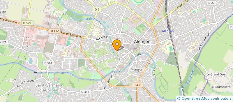localisation de l'entreprise ASS SPORTS LOISIR CULTURE M A ALENCON à ALENCON