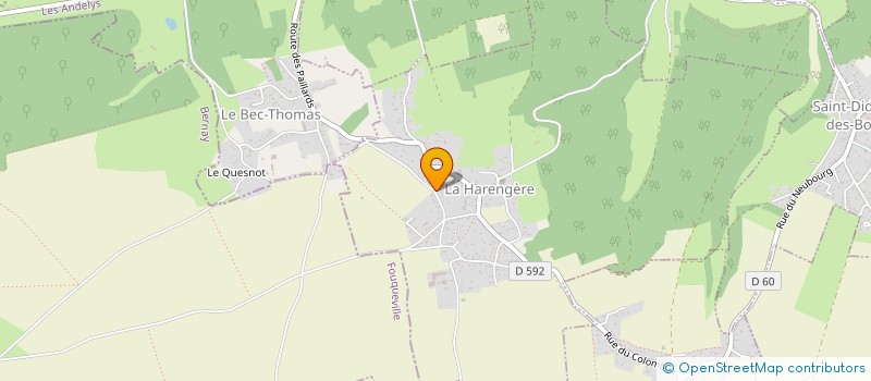 localisation de l'entreprise ASS SPORTS LOISIRS DE LA HARENGERE  LA HARENGERE