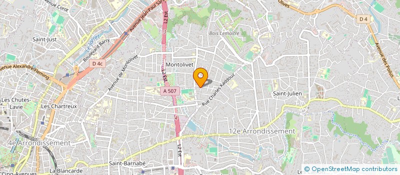 localisation de l'entreprise ASS SPORTS LOISIRS MARSEILLE à MARSEILLE