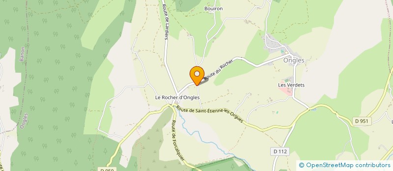 localisation de l'entreprise ASS SPORTVE LES SANS ABIMES  ONGLES