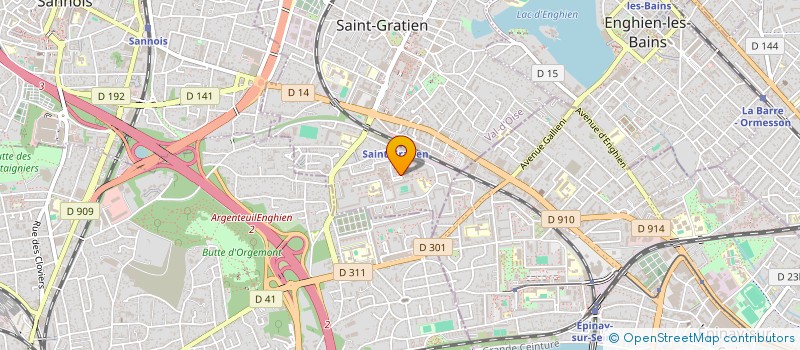 localisation de l'entreprise ASS  SSA  SYSTEME DU STYLE ANONYME  SAINT-GRATIEN