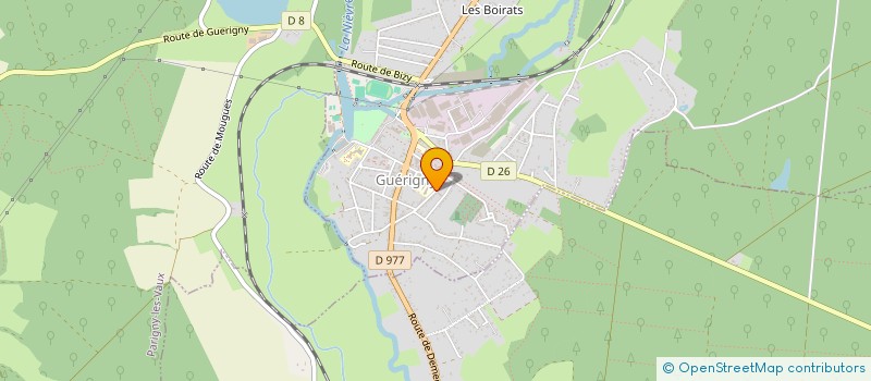 localisation de l'entreprise ASS ST ELOI EDUCATION POPUL à GUERIGNY