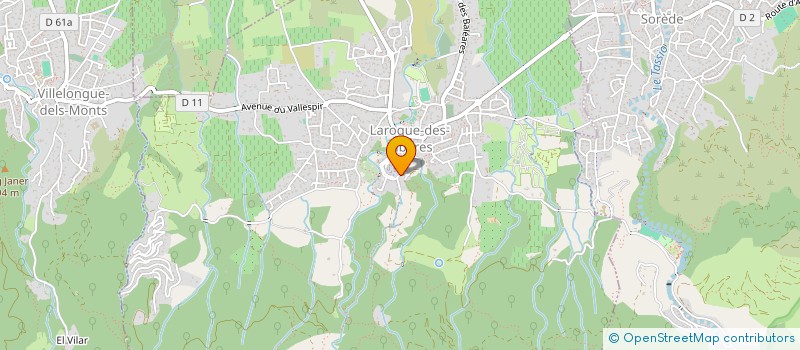 localisation de l'entreprise ASS ST GENIS ENVIRONNEMENT ET PATRIMOINE  SAINT-GENIS-DES-FONTAINES