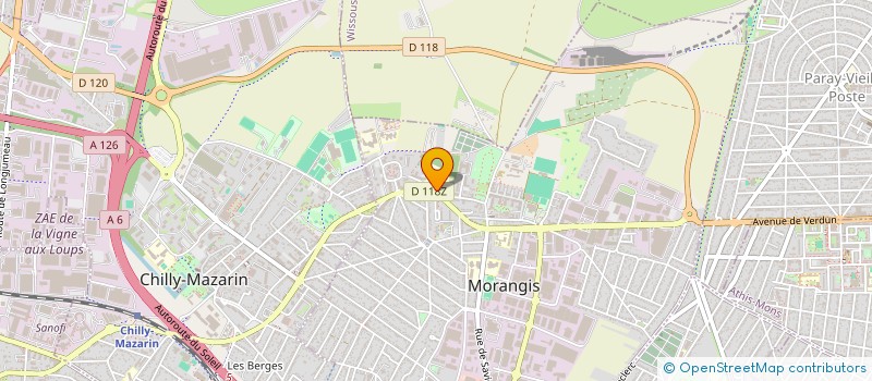 localisation de l'entreprise ASS ST JOSEPH DE MORANGIS à MORANGIS