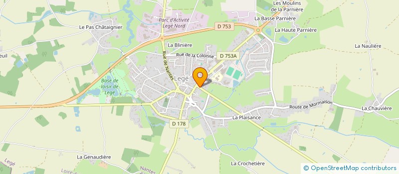 localisation de l'entreprise ASS ST JOSEPH ET KER MARIA à LEGE
