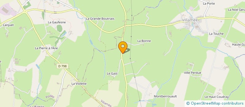 localisation de l'entreprise ASS ST JOSEPH GAIFLEURY  SAINT-GEORGES-DE-REINTEMBAULT