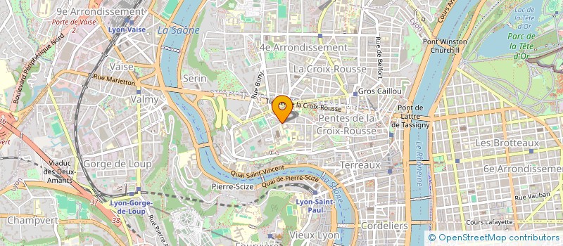 localisation de l'entreprise ASS ST JOSEPH LOISIRS ET FORMATION à LYON