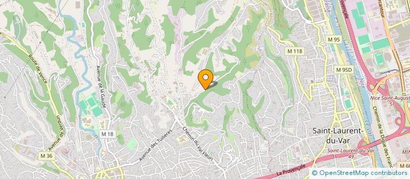 localisation de l'entreprise ASS ST JUIN DE BRUNEVAL à CAGNES-SUR-MER