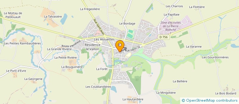 localisation de l'entreprise ASS ST LOUIS  BEAUPREAU-EN-MAUGES