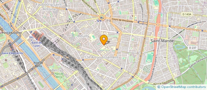 localisation de l'entreprise ASS ST MICHEL DE PICPUS à PARIS